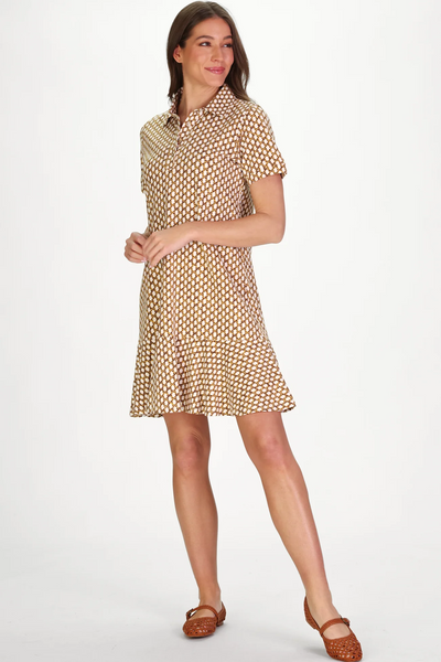 Elise Dress in Willow Weave