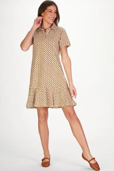 Elise Dress in Willow Weave