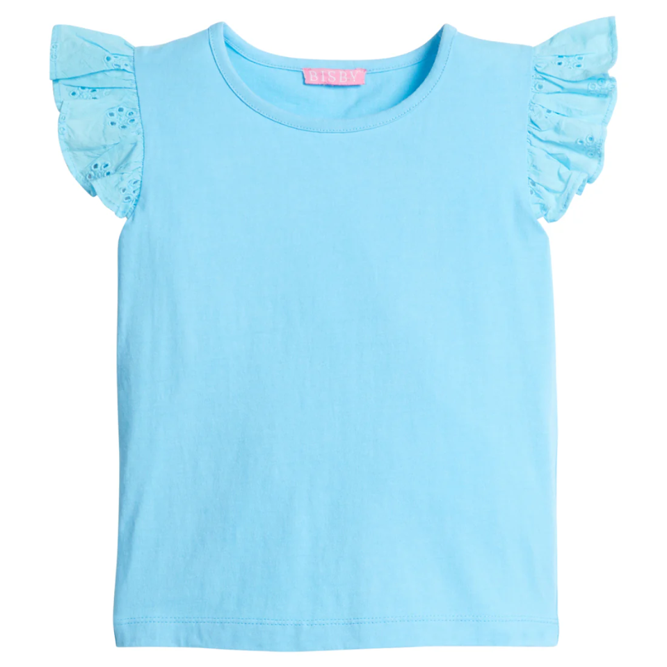 Eyelet Tank - Aqua