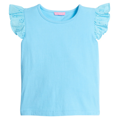 Eyelet Tank - Aqua