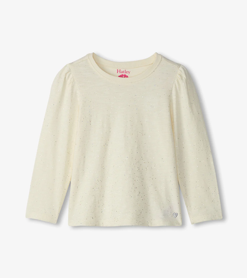 Silver Hot Melt Long Sleeve Tee