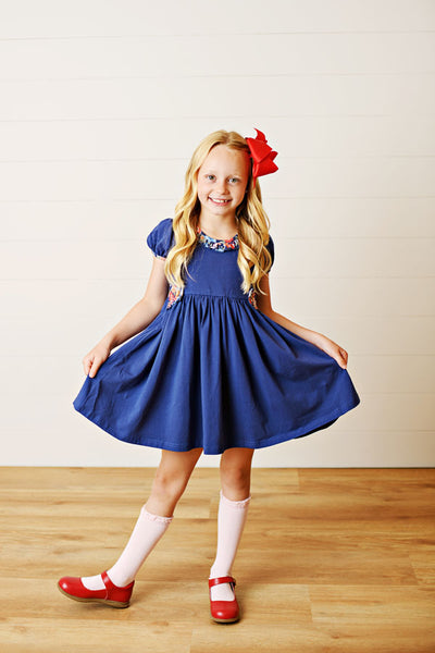 Moonlit Garden Gwen Tab Dress