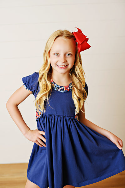 Moonlit Garden Gwen Tab Dress