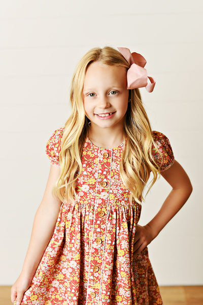 Autumn Floral Prim Dress