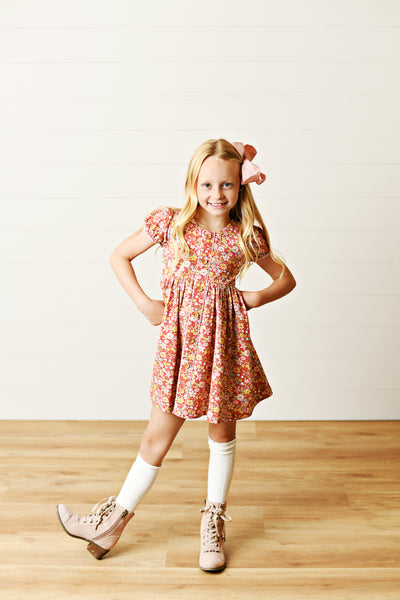 Autumn Floral Prim Dress