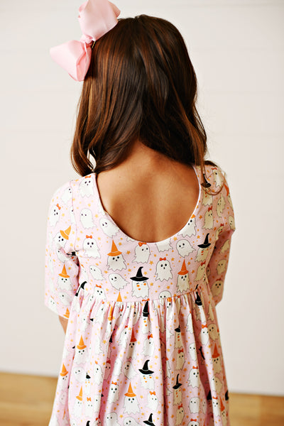 Glitter Ghost Twirl Dress