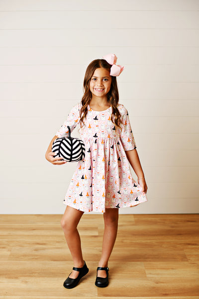 Glitter Ghost Twirl Dress
