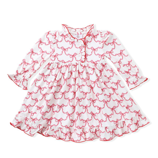 Red Bows Butterknit Lounge Dress