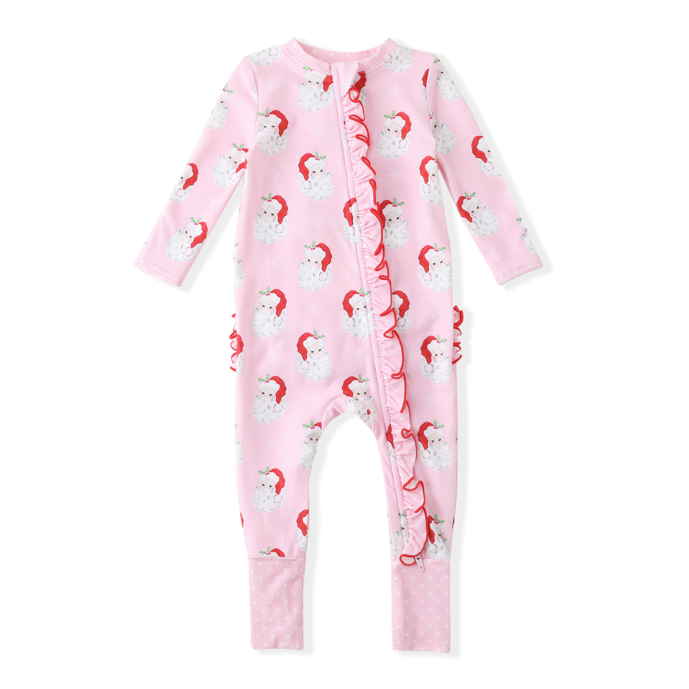 Santa Baby Pink Butterknit Layette