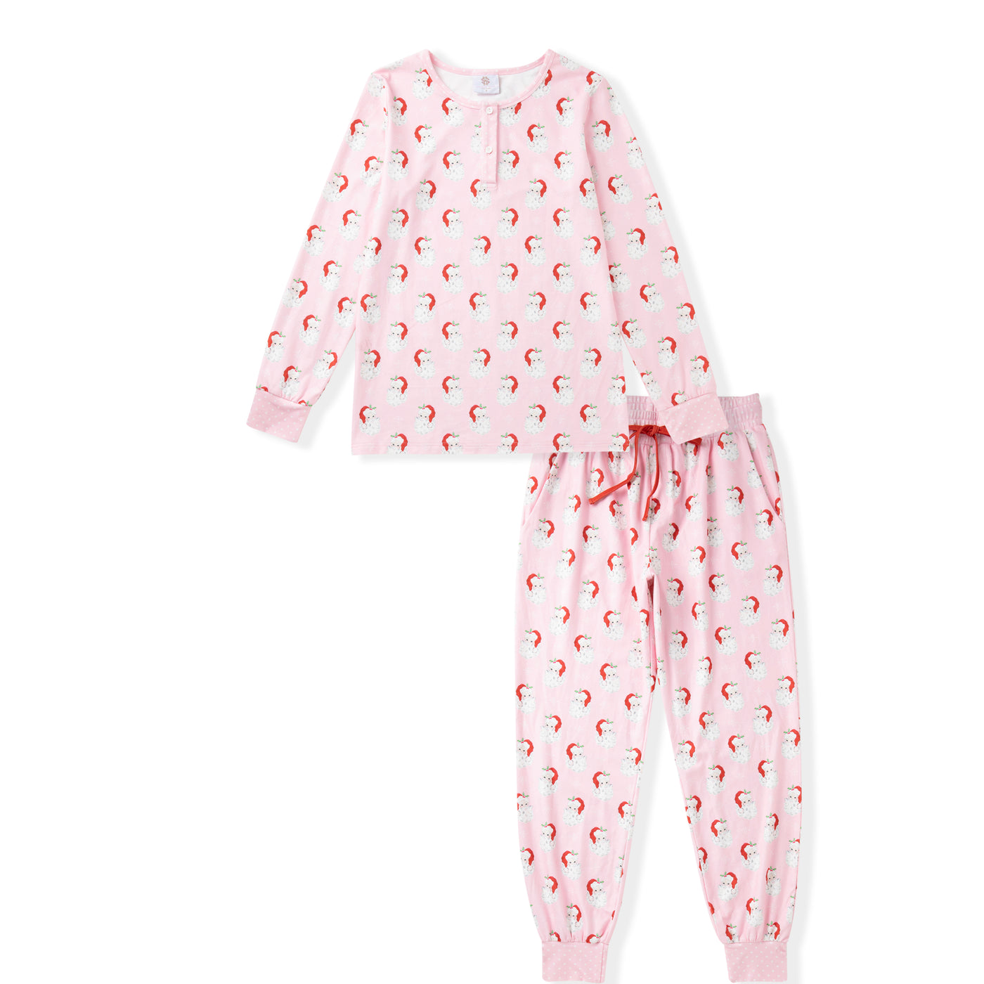 Santa Baby Pink Butterknit Miss PJ Set