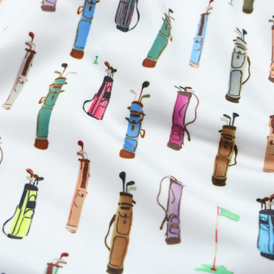 Golf Bag Polo Short Sleeve Shirt