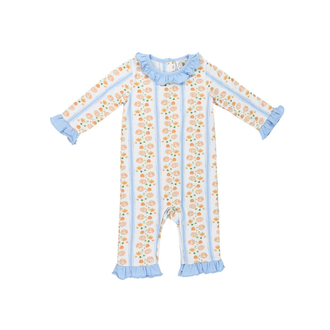 Gourd and Grace Girls Riley Romper with Ruffles