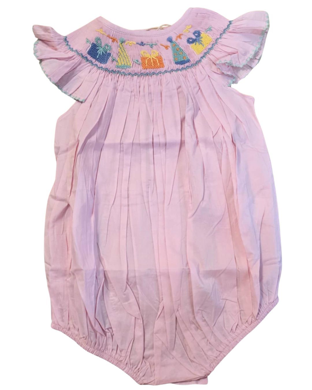 Ella Birthday Smocked Bubble