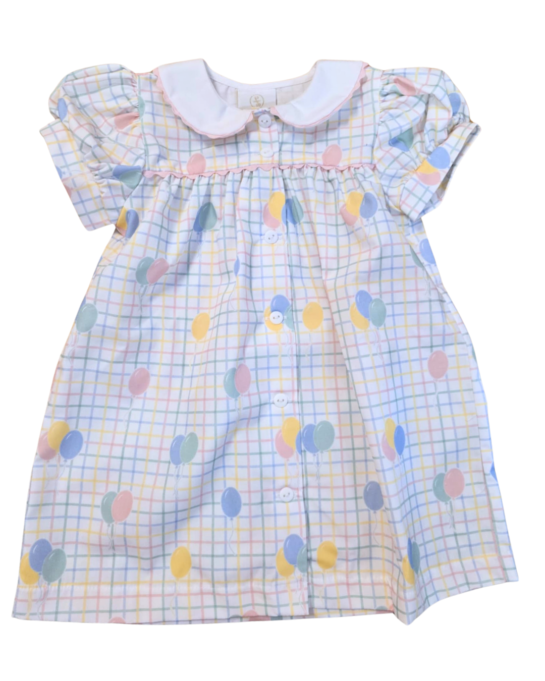 Breccan Dress - Balloon Plaid