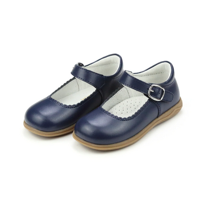 Chloe Scalloped MJ  Navy