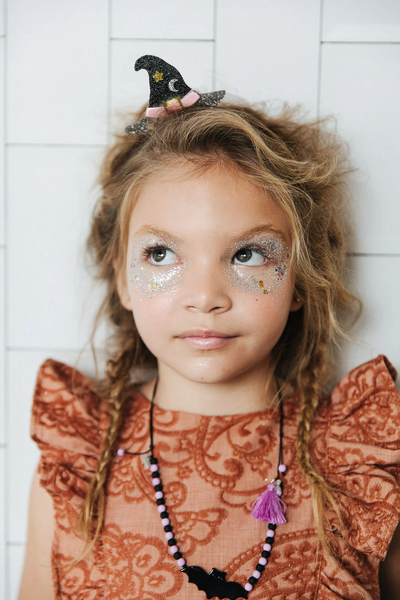 Witch Hat Black Glitter Headband