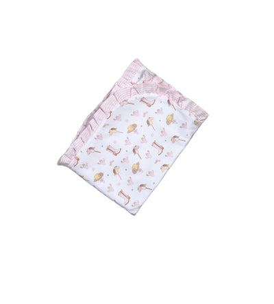 Howdy Baby Pima Receiving Blanket