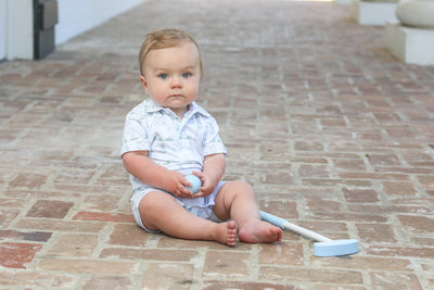 Hole in One Polo Romper