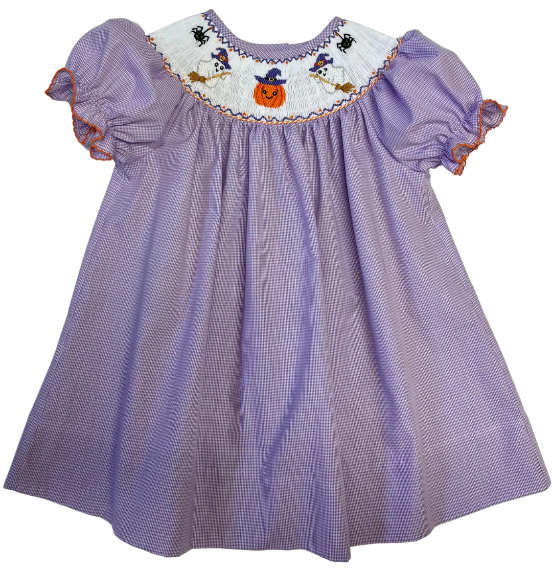 Emma Halloween Smocked Bishop