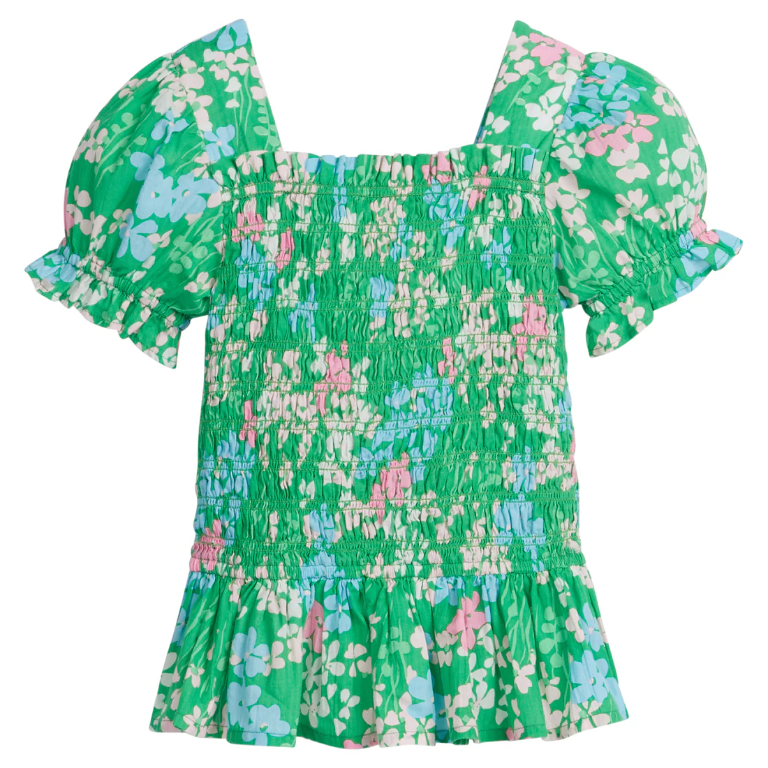 Isla Top - Palmetto Floral