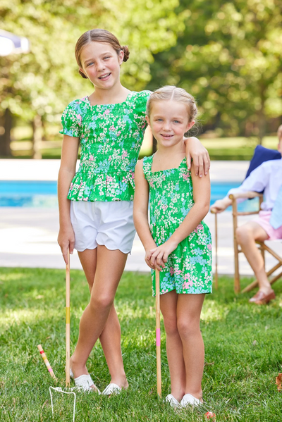 Isla Top - Palmetto Floral