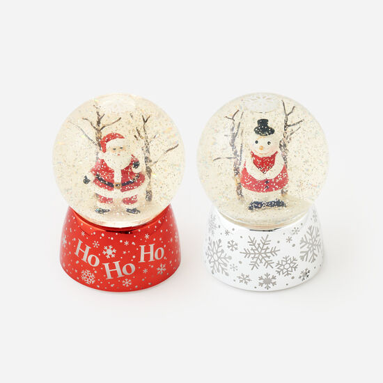 Swirly Glitter Water Globe - Snowman