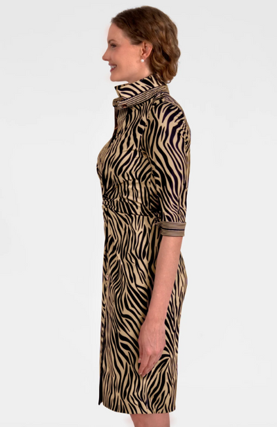 Twist & Shout Dress - Animal Instincts