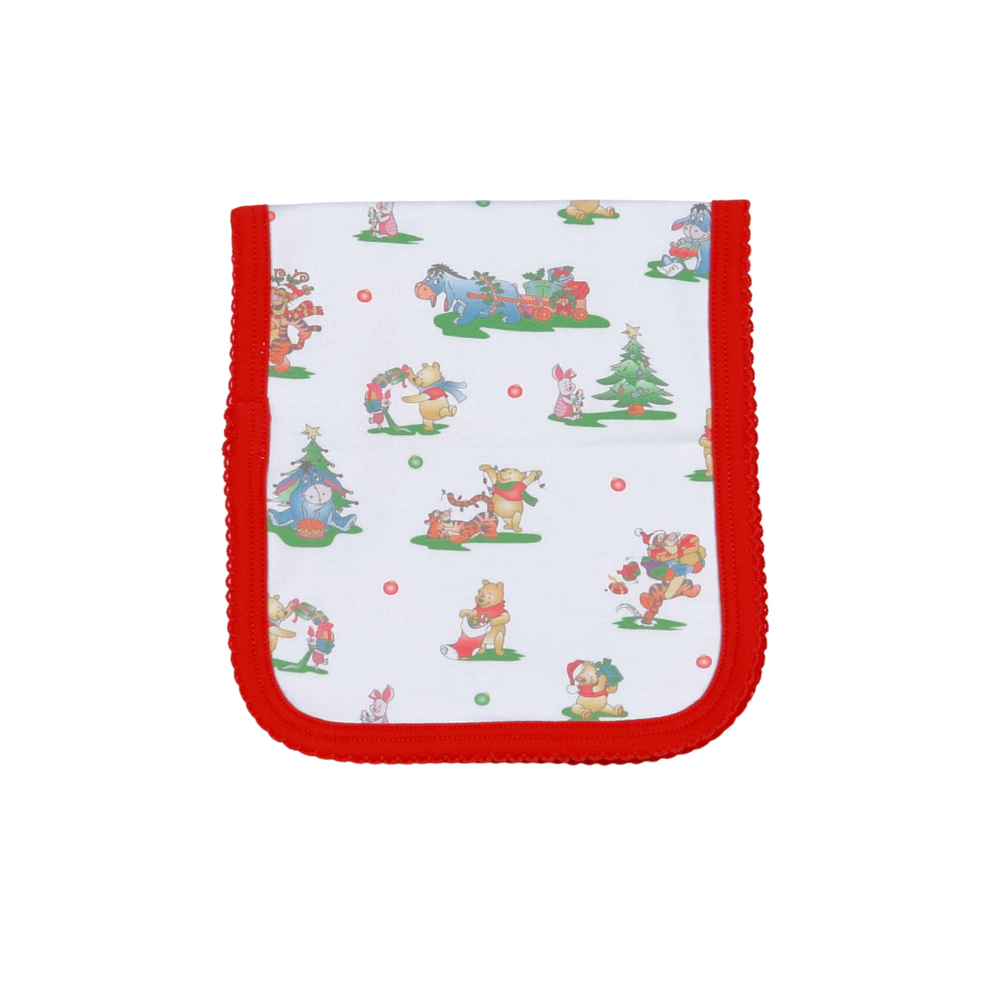 Jingle Bear Joy Pima Burping Pad