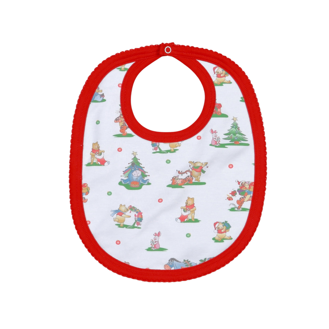 Jingle Bear Joy Pima Bib