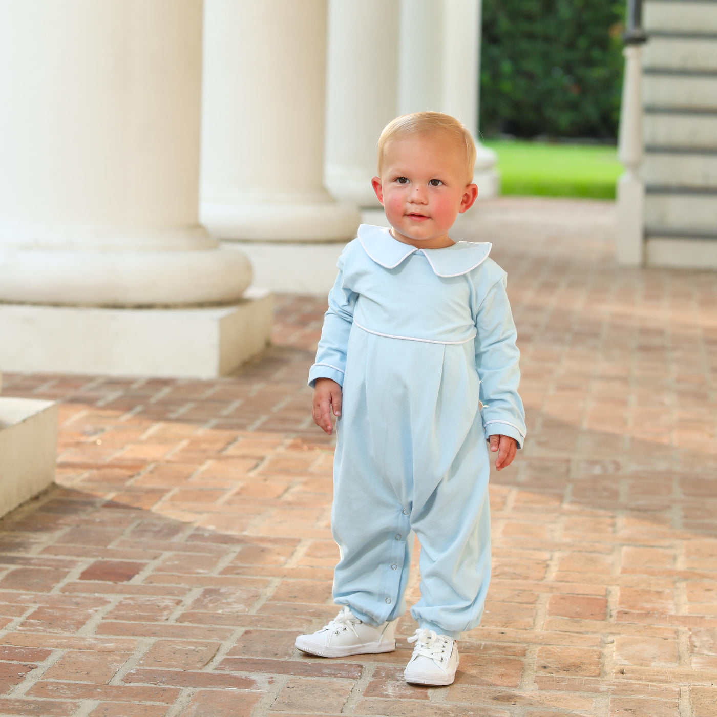 Joseph Romper- Light Blue