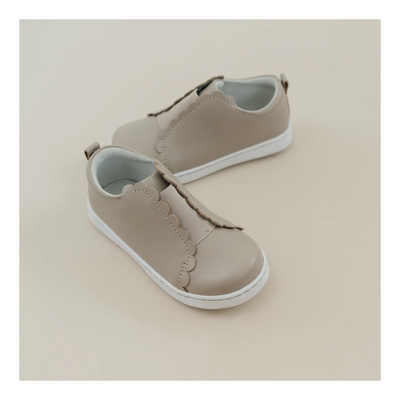 Phoebe Elastic Slip On - ALMOND