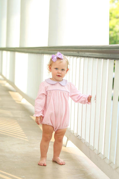 Katherine Bubble- Light Pink Stripe/Lavender