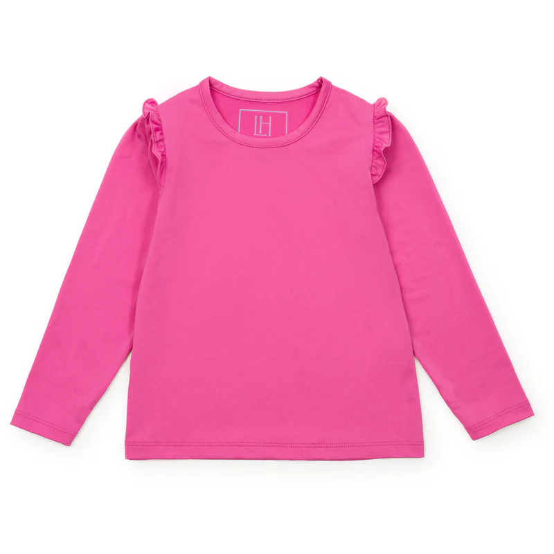 Mia Girls' Longsleeve Performance Top by LH Sport - Hot Pink