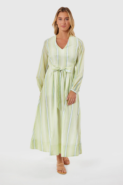 Adler Dress, Monaco Stripes