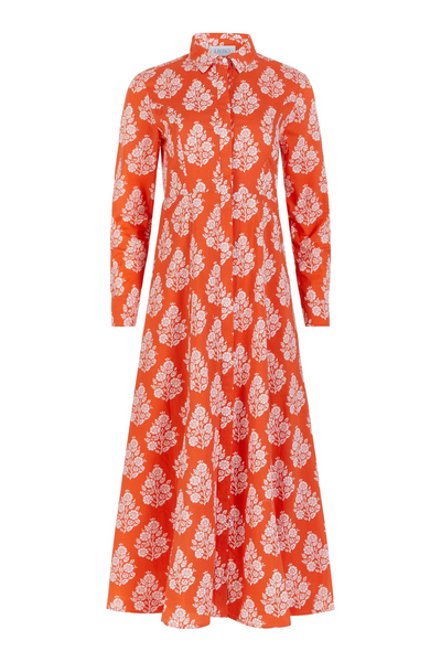 Classic Shirt Dress, Flower Bunch