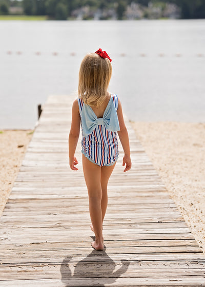Patriotic Stripe Lottie Swimsuit