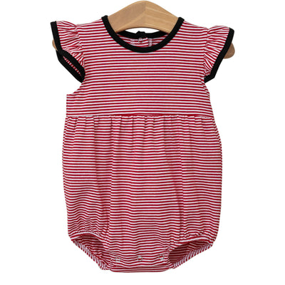 Lucy Game Day Bubble - Red & Black