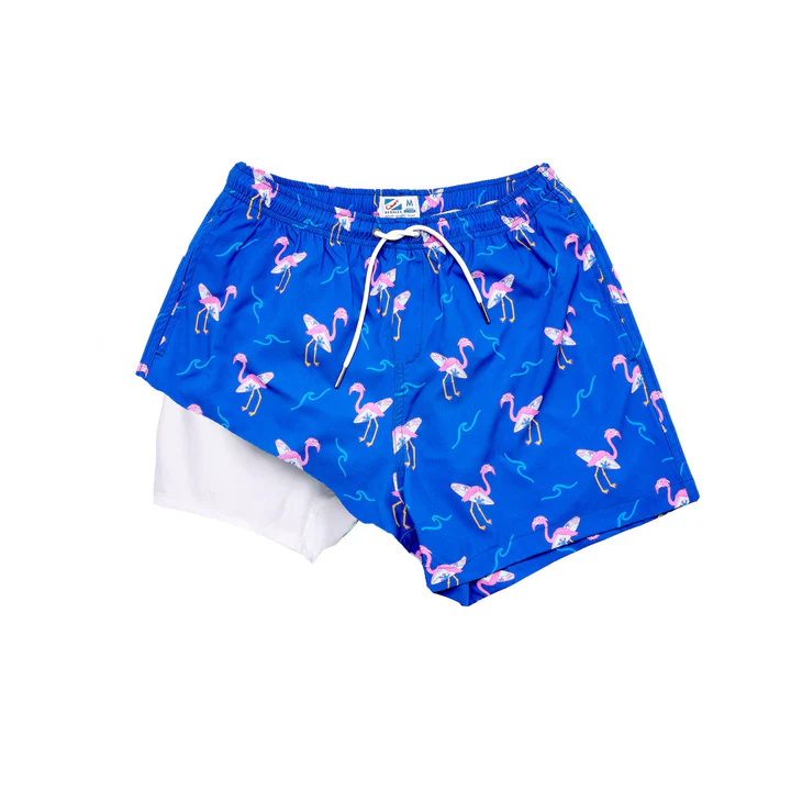 Miami Beach BOYS COMPRESSION LINED SWIM TRUNKS
