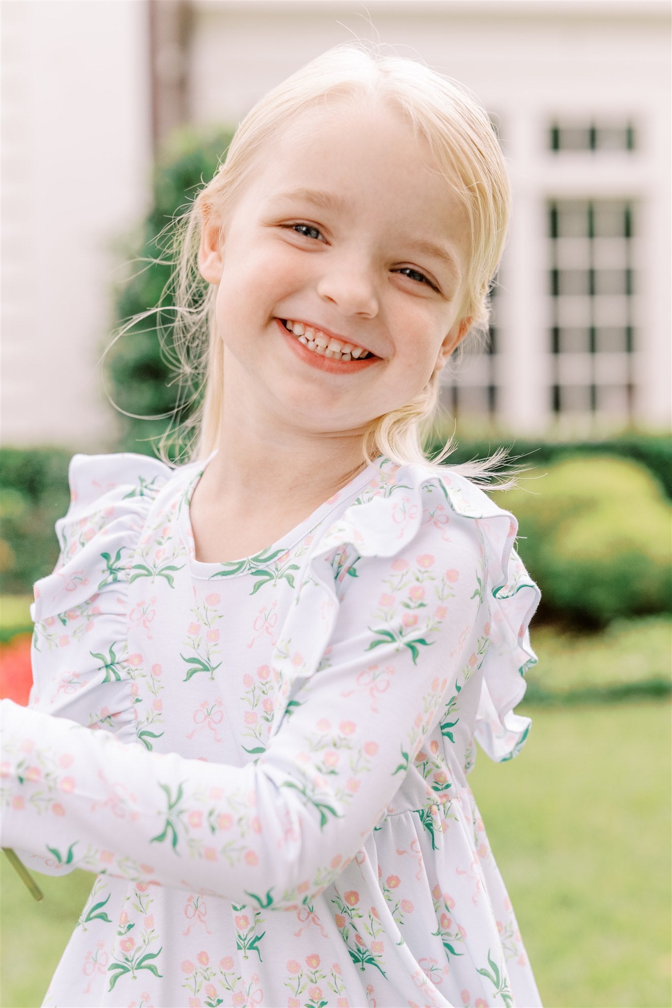 Margot Long Sleeve Twirl Dress