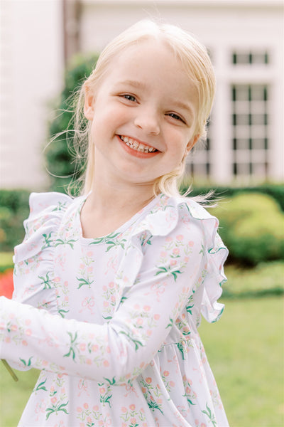 Margot Long Sleeve Twirl Dress