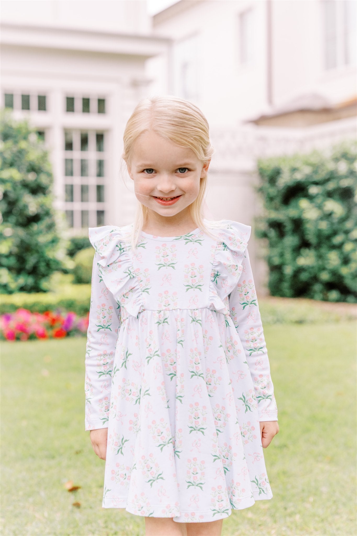 Margot Long Sleeve Twirl Dress