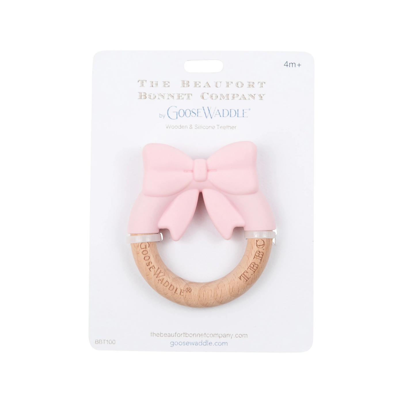 GooseWaddle X T.B.B.C. Wooden & Silicone Teether
