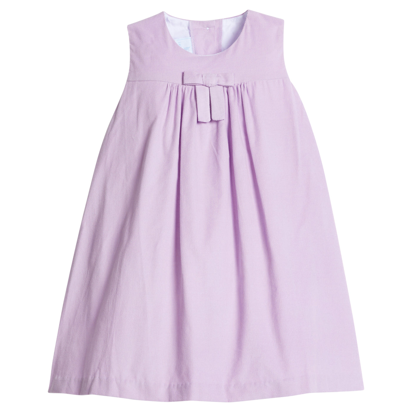 Pleated Bow Jumper - Lavender Corduroy