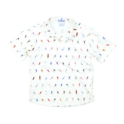 First Down Polo Short Sleeve Shirt