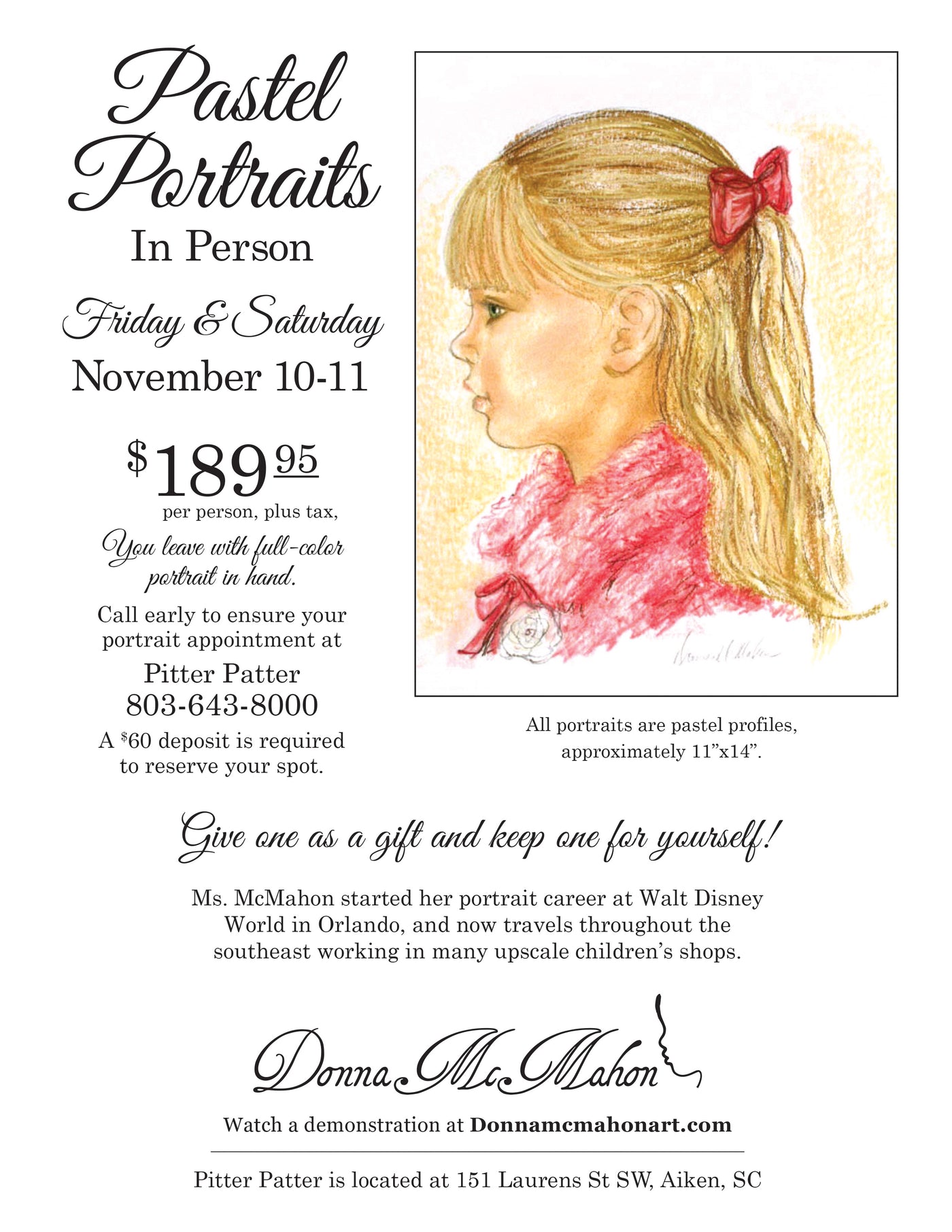 Donna McMahon Pastel Portraits