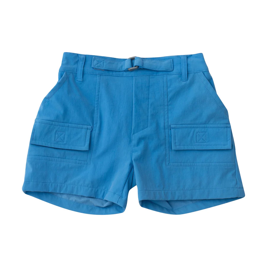 Boys' Inshore Performance Short in Marina Blue