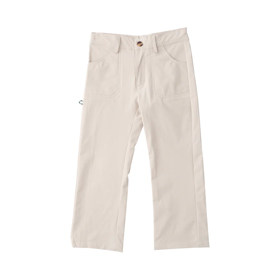 Boy's Pro Performance Angler Pant in Ancient Scroll Khaki
