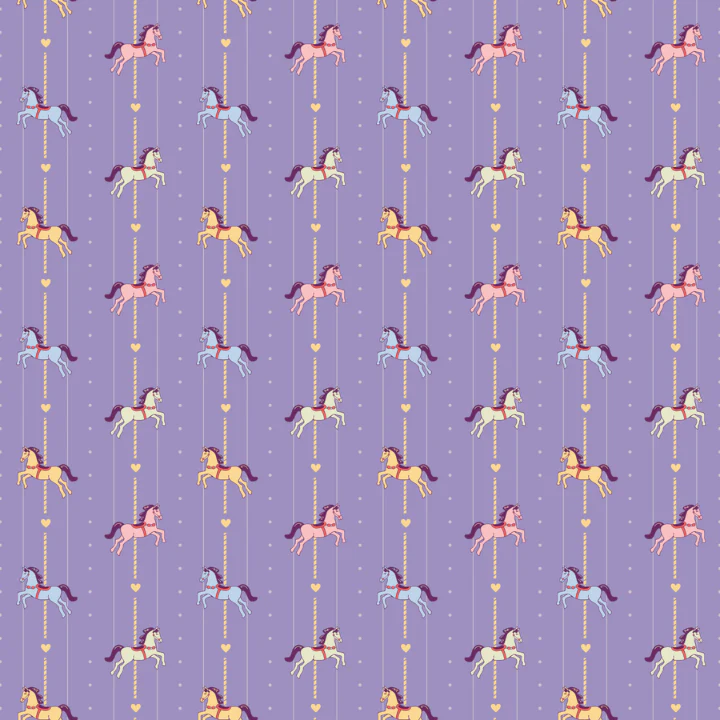 Baby Bubble in Purple Carousel