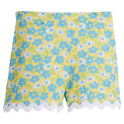 RicRac Shorts - Jonquille Floral