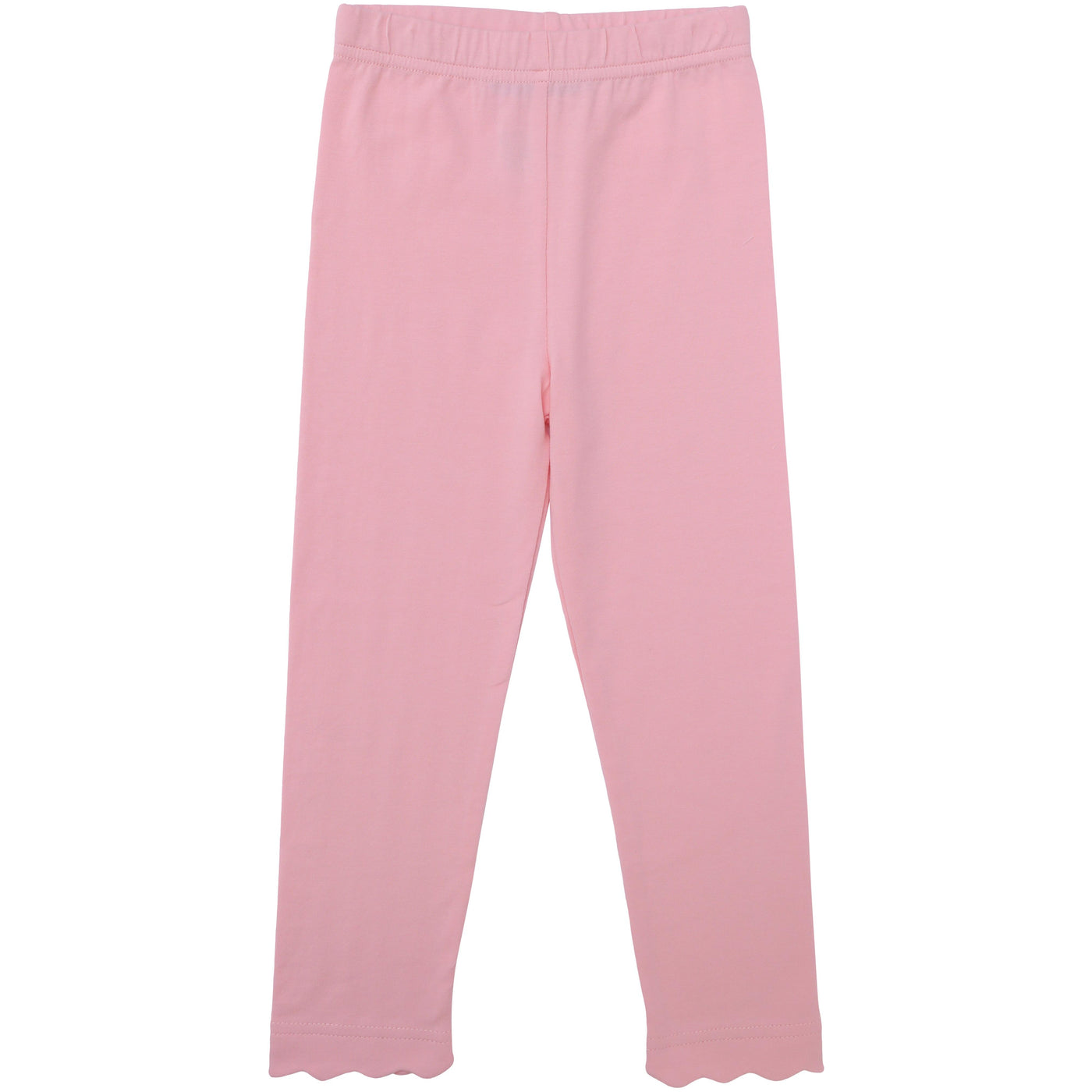 Scallop Leggings- Light Pink